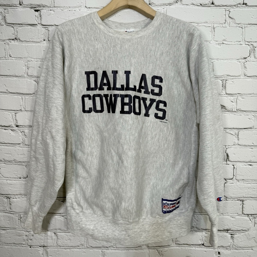 Vintage‎ Dallas Cowboys Champion Reverse Weave Sweatshirt XL 1994 Pro Line USA
